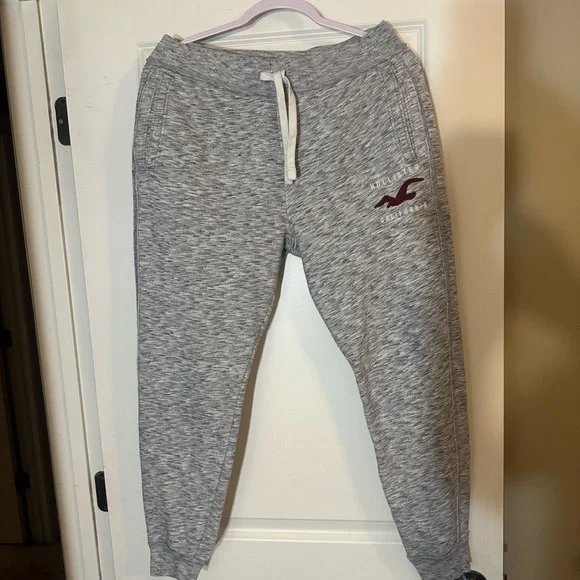 Hollister Gray Jogger Sweatpants - Picture 1 of 4